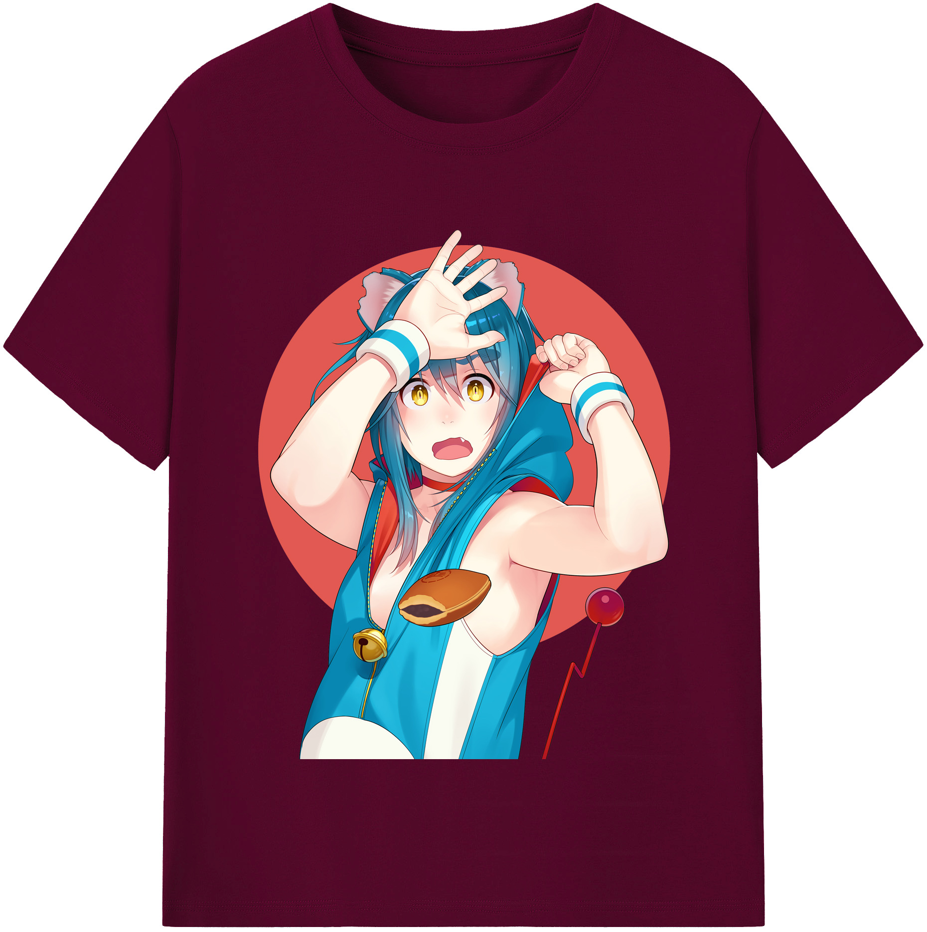 （画像用） ドラえもん Doraemon レディースカジュアルプリントTシャツ（綿100％）